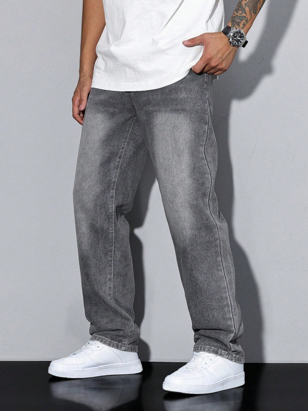 Men's Baggy Jeans — Relaxed Fit Casual Urban Denim