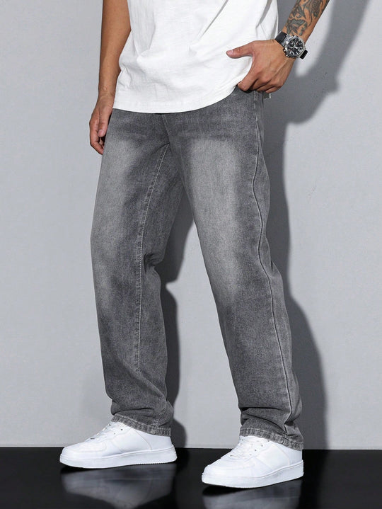 Men's Baggy Jeans — Relaxed Fit Casual Urban Denim