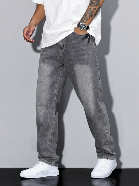 Men's Baggy Jeans — Relaxed Fit Casual Urban Denim
