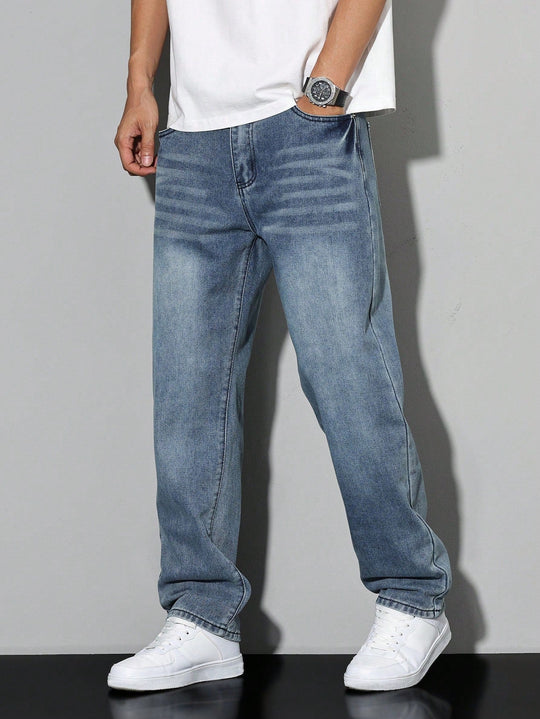 Men's Baggy Jeans — Relaxed Fit Casual Urban Denim