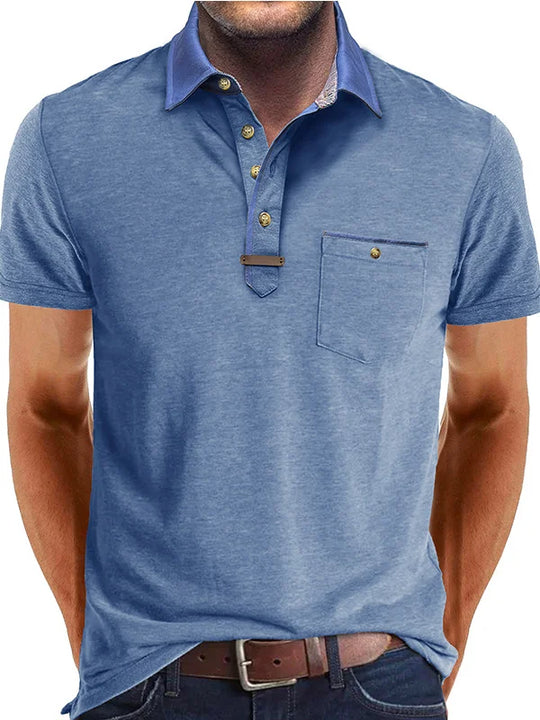 Men’s Summer Polo Shirt – Lightweight & Versatile Style
