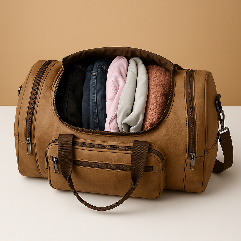 Expandable Duffle Bag with Compartments – Flexible Travel Carry