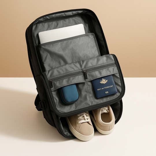 Expandable Travel Backpack – Carry-On Compatible Design