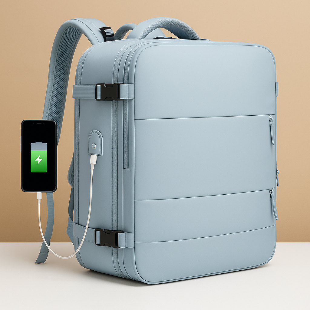 Expandable Travel Backpack – Carry-On Compatible Design