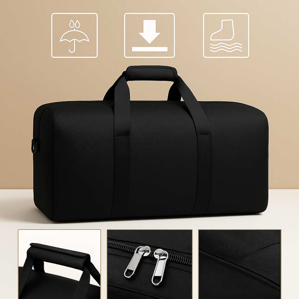 Expandable Travel Duffle Bag with Wheels – Large Capacity Rolling Carry