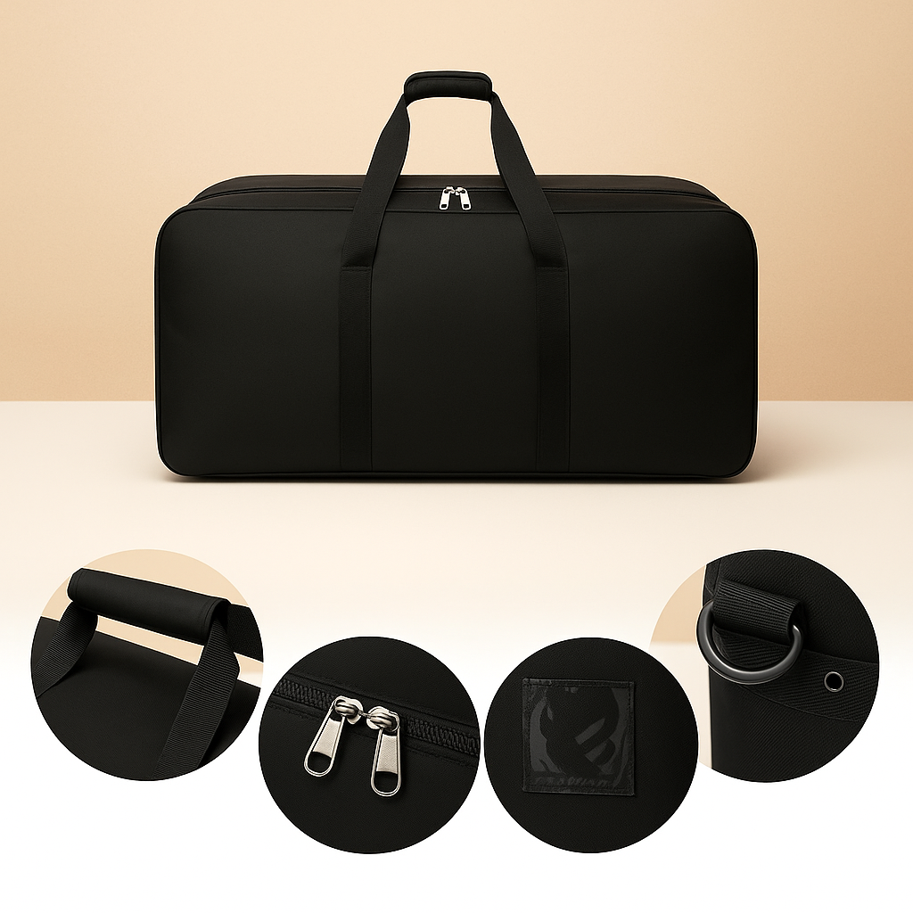 Expandable Travel Duffle Bag with Wheels – Large Capacity Rolling Carry