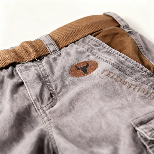 Men’s Multifunctional Cargo Shorts – Classic Fit & Practical Design