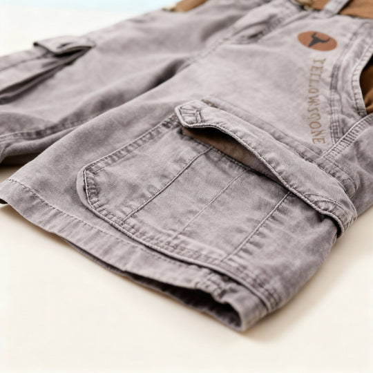 Men’s Multifunctional Cargo Shorts – Classic Fit & Practical Design
