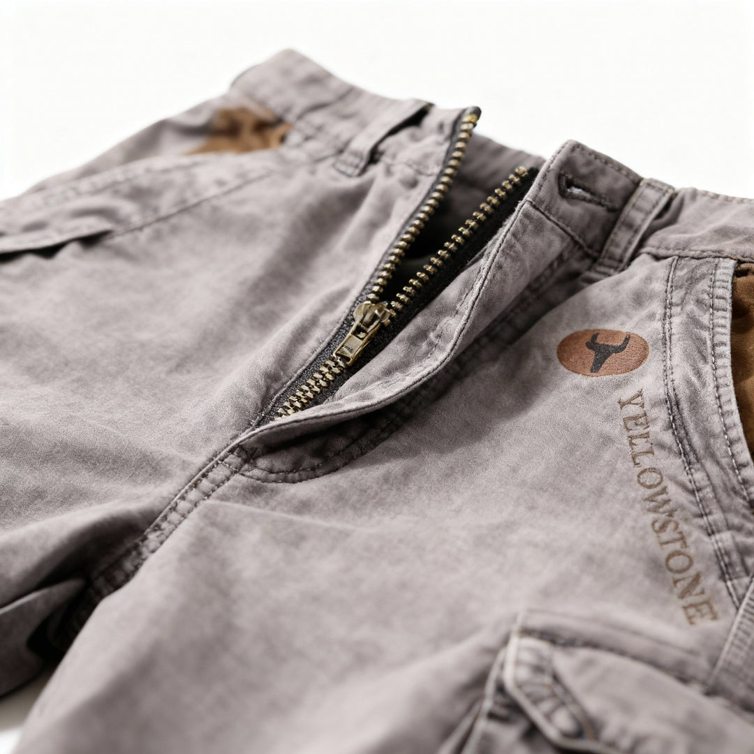 Men’s Multifunctional Cargo Shorts – Classic Fit & Practical Design