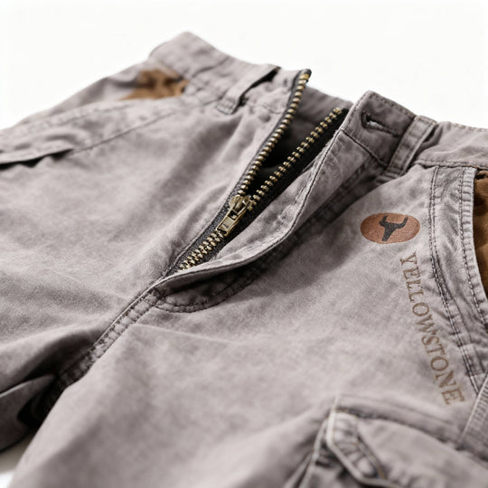 Men’s Multifunctional Cargo Shorts – Classic Fit & Practical Design