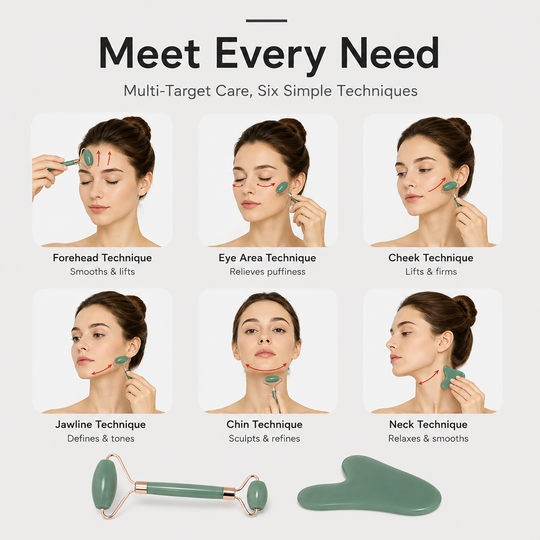 Gua Sha and Face Roller Set - image 7