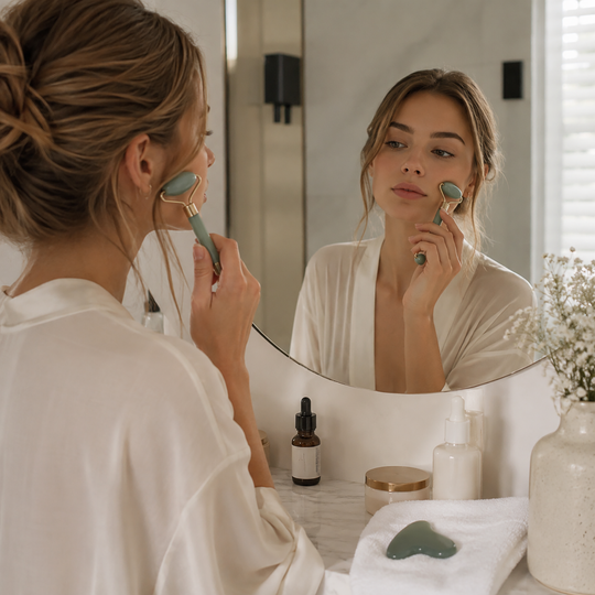 Gua Sha and Face Roller Set - image 3