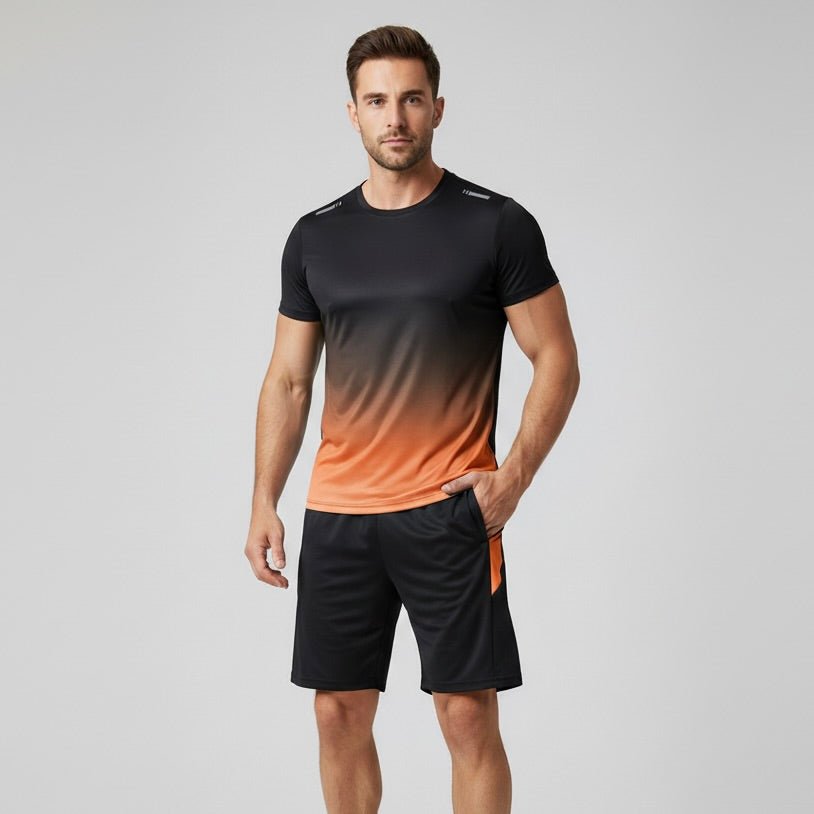 Men's Gym Set – Breathable Quick-Dry T-Shirt and Training Shorts