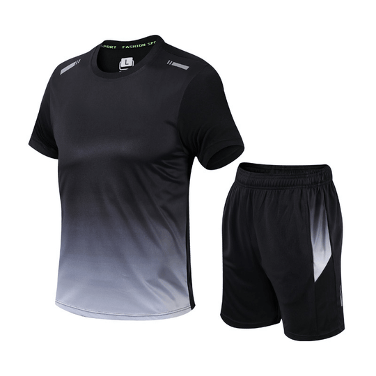 Men's Gym Set – Breathable Quick-Dry T-Shirt and Training Shorts