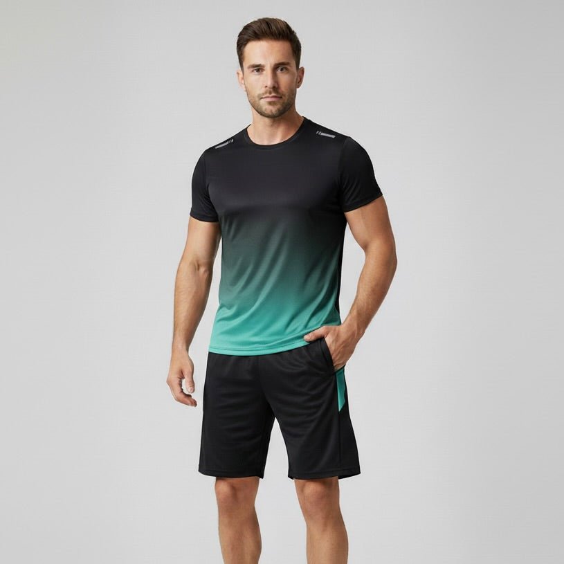 Men's Gym Set – Breathable Quick-Dry T-Shirt and Training Shorts