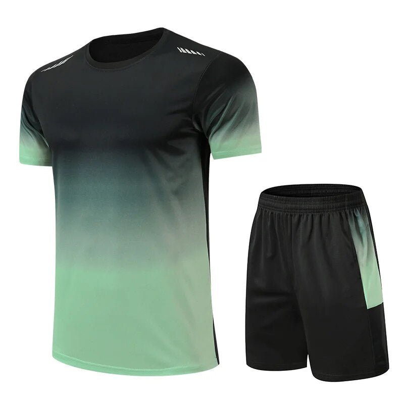 Men's Gym Set – Breathable Quick-Dry T-Shirt and Training Shorts