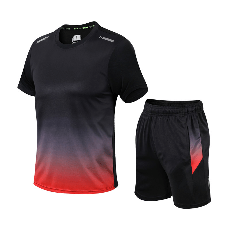 Men's Gym Set – Breathable Quick-Dry T-Shirt and Training Shorts