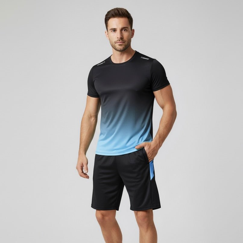 Men's Gym Set – Breathable Quick-Dry T-Shirt and Training Shorts