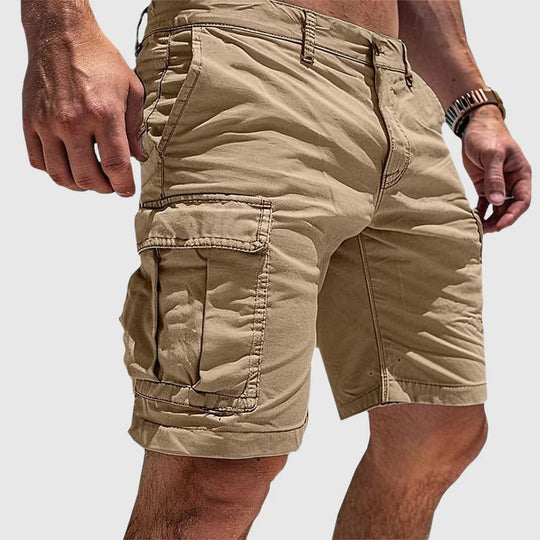 Men’s Classic Cargo Shorts with Side Pockets – Regular Fit & Practical Style