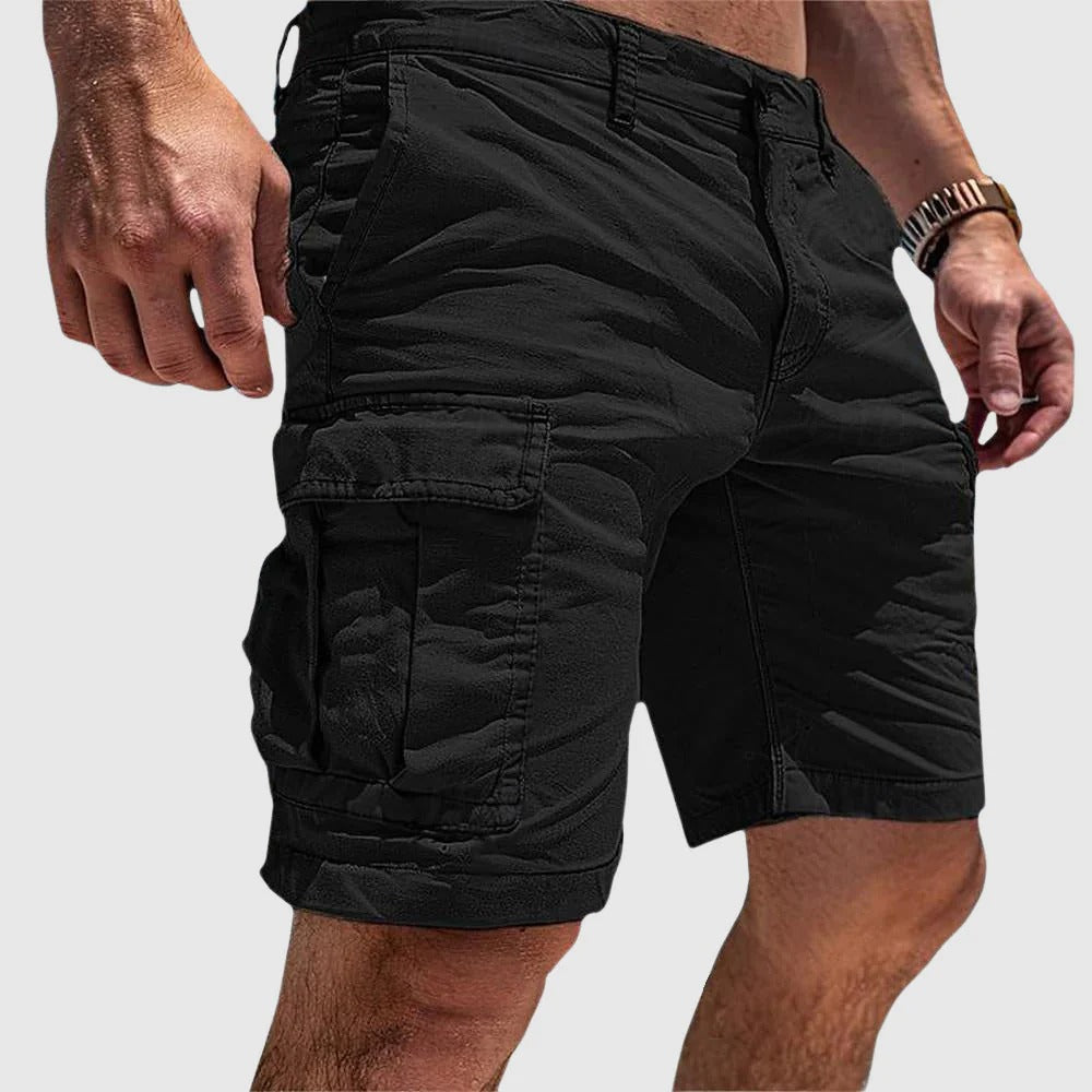 Men’s Classic Cargo Shorts with Side Pockets – Regular Fit & Practical Style