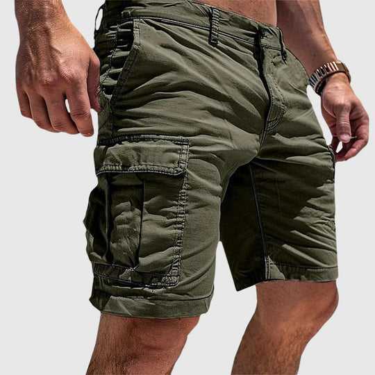 Men’s Classic Cargo Shorts with Side Pockets – Regular Fit & Practical Style