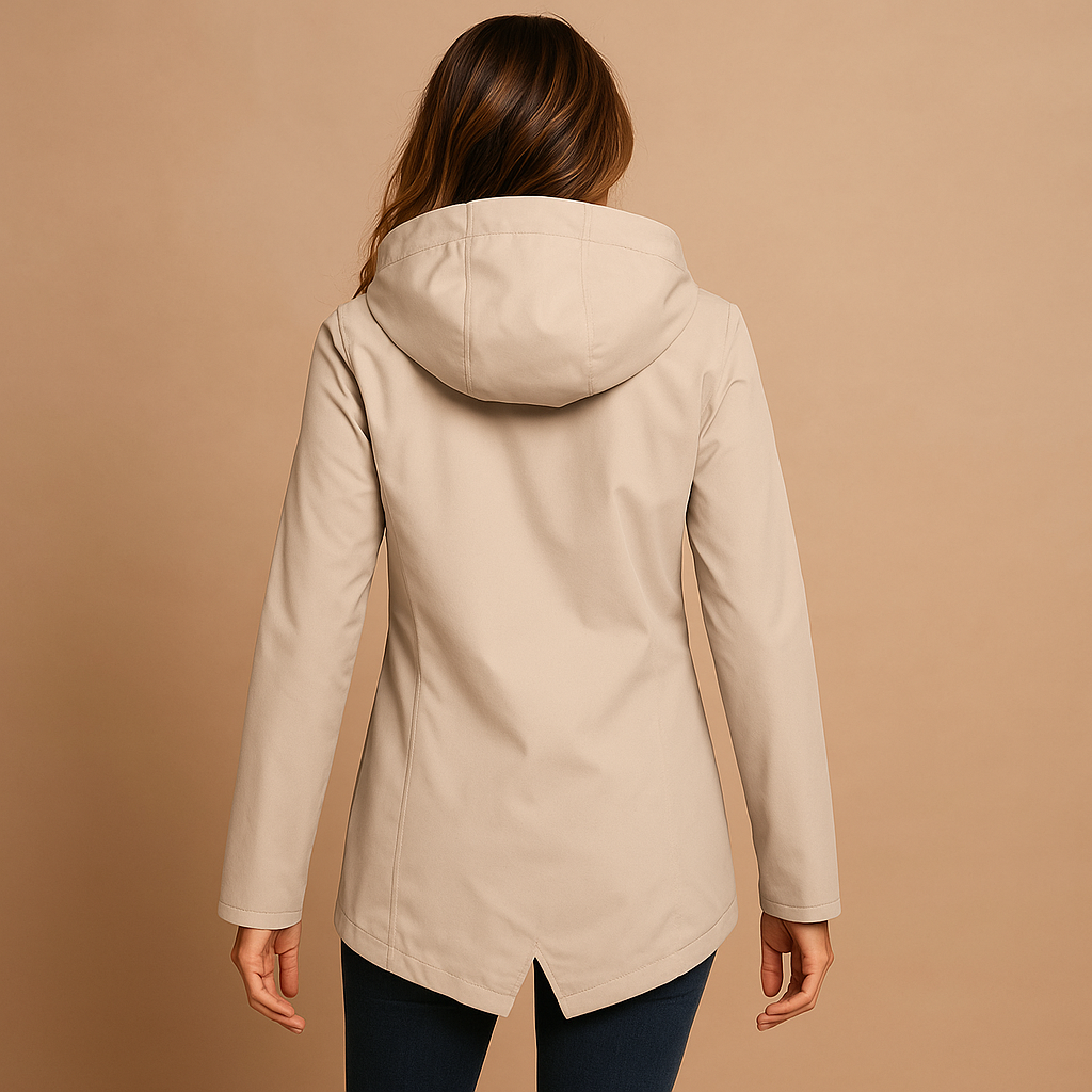 Women’s Long Waterproof Raincoat with Hood – Full Coverage for Everyday Wear