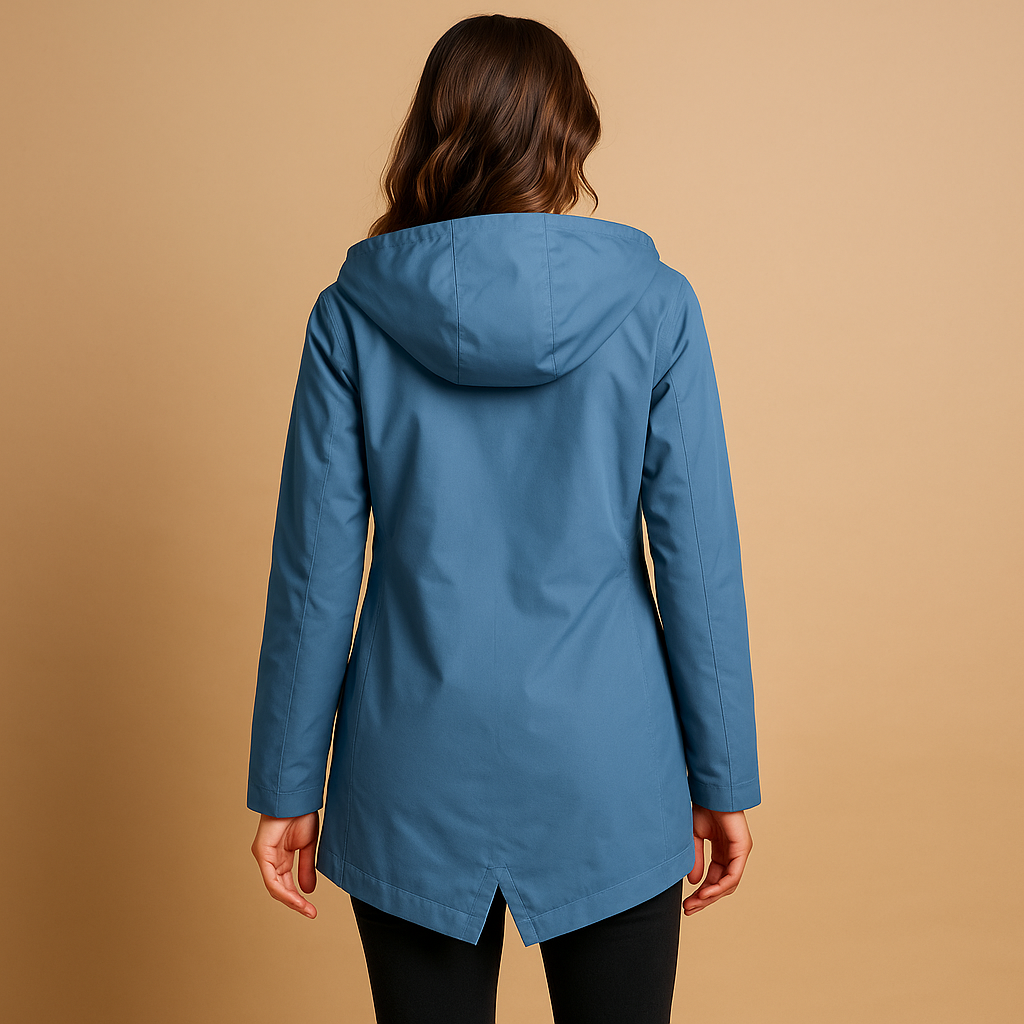 Women’s Long Waterproof Raincoat with Hood – Full Coverage for Everyday Wear