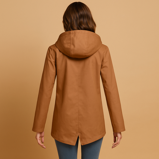 Women’s Long Waterproof Raincoat with Hood – Full Coverage for Everyday Wear