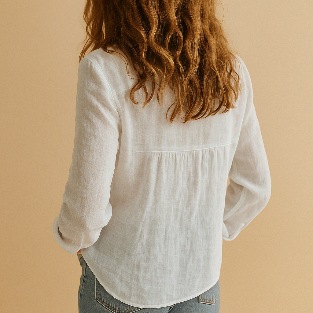 Women's Relaxed Fit Blouse – Casual Loose Breathable Top for Daily Wear