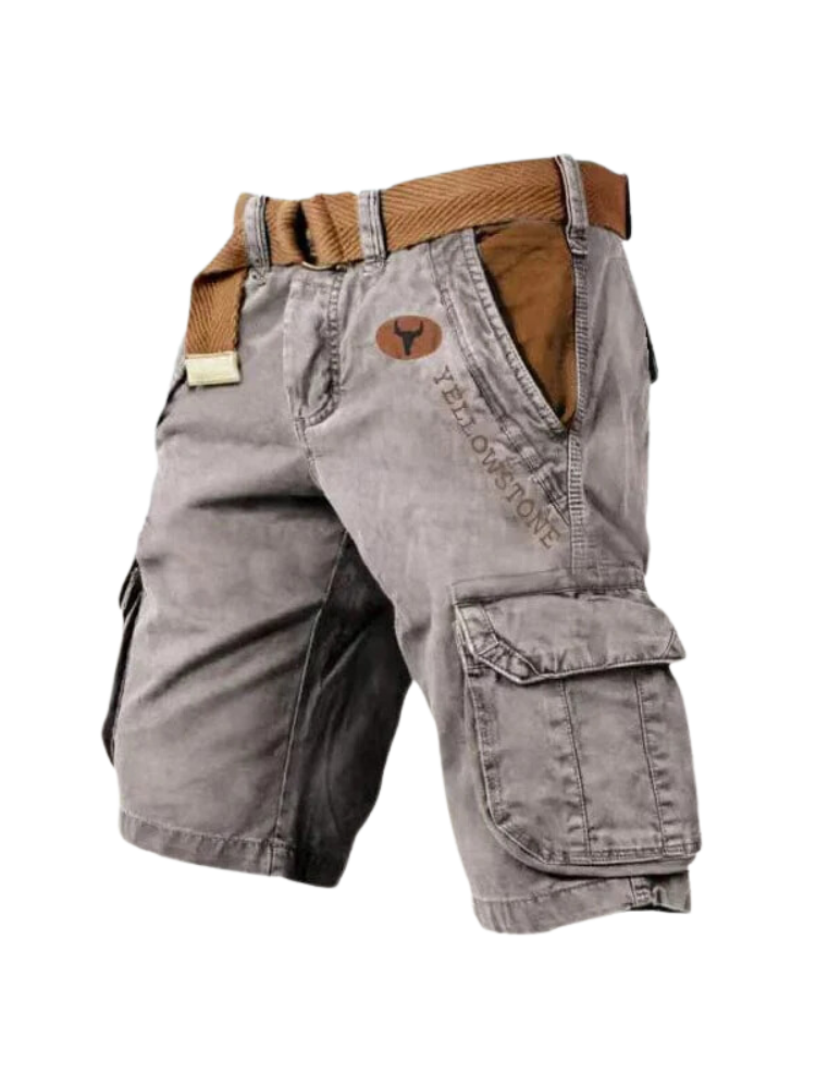 Men’s Multifunctional Cargo Shorts – Classic Fit & Practical Design