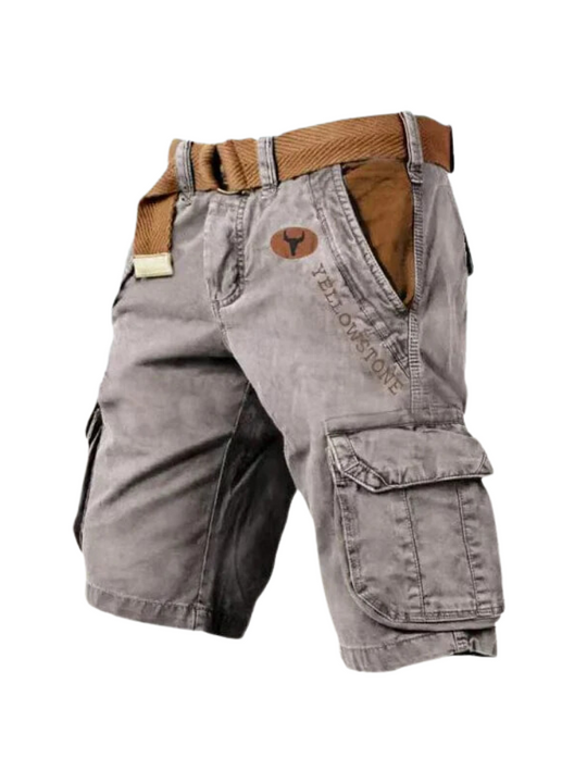 Men’s Multifunctional Cargo Shorts – Classic Fit & Practical Design