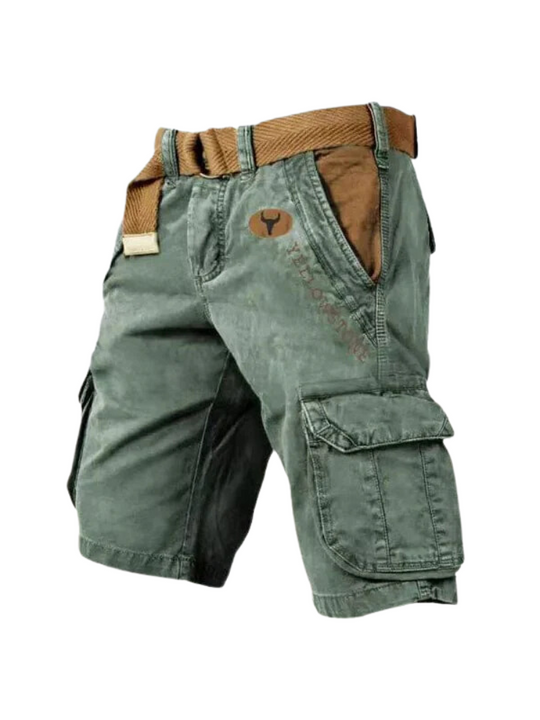 Men’s Multifunctional Cargo Shorts – Classic Fit & Practical Design