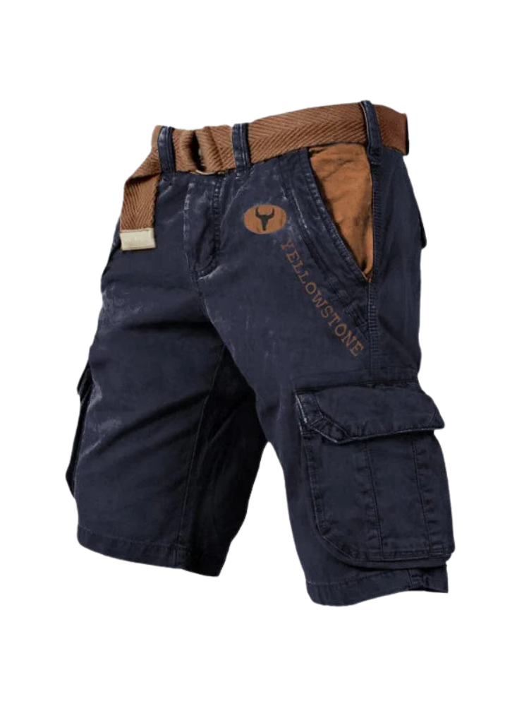 Men’s Multifunctional Cargo Shorts – Classic Fit & Practical Design