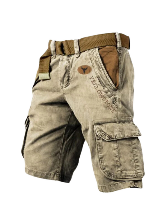 Men’s Multifunctional Cargo Shorts – Classic Fit & Practical Design