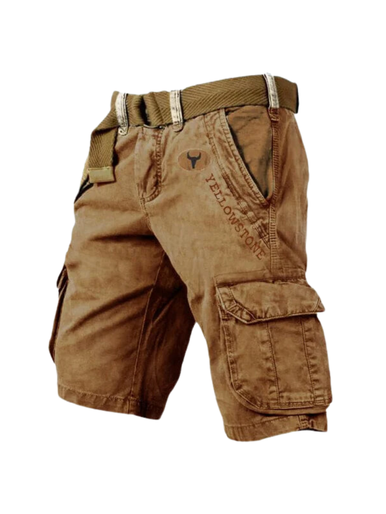 Men’s Multifunctional Cargo Shorts – Classic Fit & Practical Design