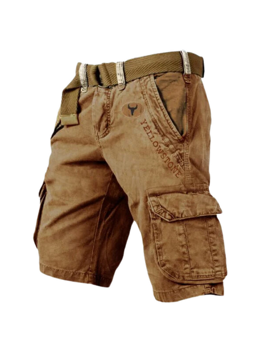 Men’s Multifunctional Cargo Shorts – Classic Fit & Practical Design