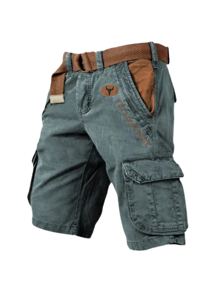 Men’s Multifunctional Cargo Shorts – Classic Fit & Practical Design