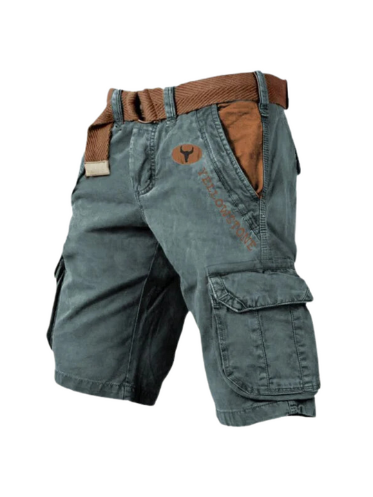 Men’s Multifunctional Cargo Shorts – Classic Fit & Practical Design