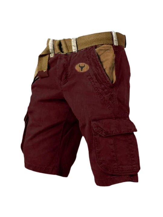 Men’s Multifunctional Cargo Shorts – Classic Fit & Practical Design