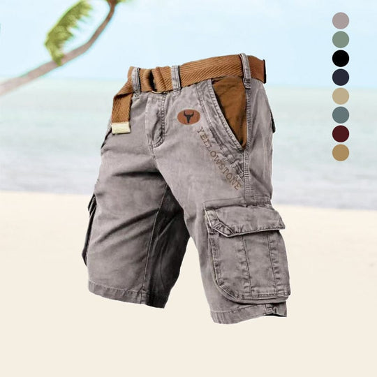 Men’s Multifunctional Cargo Shorts – Classic Fit & Practical Design
