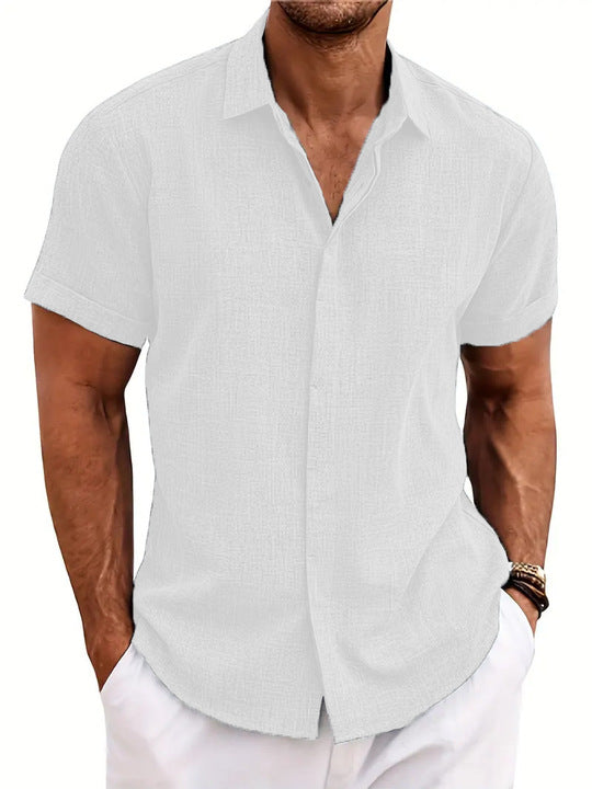 Men’s Short-Sleeved Casual Shirt – Lightweight & Relaxed Fit
