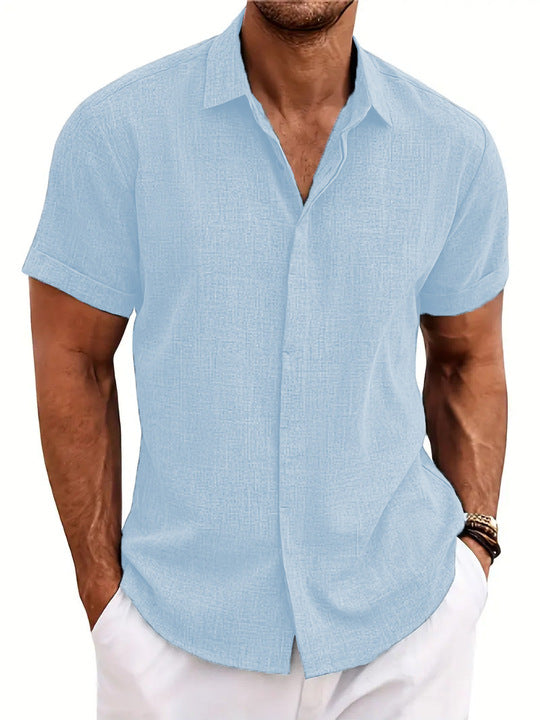 Men’s Short-Sleeved Casual Shirt – Lightweight & Relaxed Fit