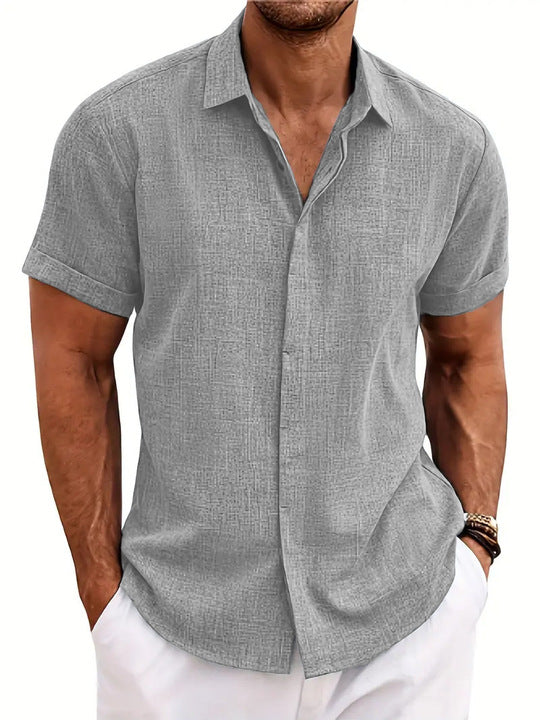 Men’s Short-Sleeved Casual Shirt – Lightweight & Relaxed Fit