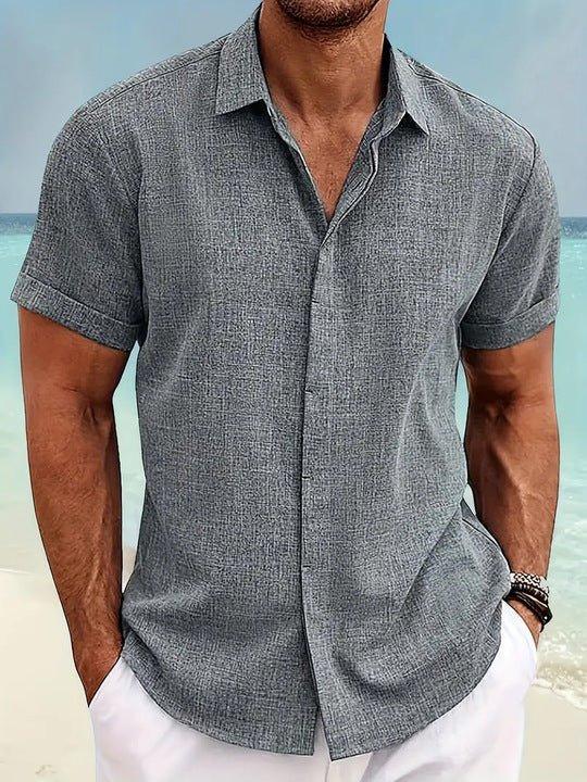 Men’s Short-Sleeved Casual Shirt – Lightweight & Relaxed Fit