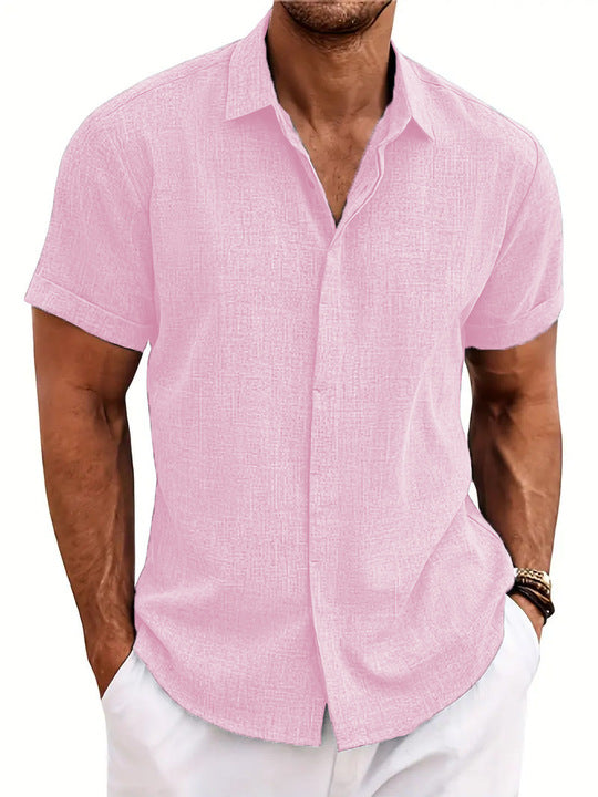 Men’s Short-Sleeved Casual Shirt – Lightweight & Relaxed Fit