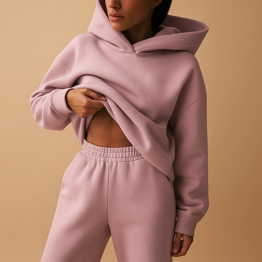 Women’s Oversized Hoodie & Jogger Loungewear Set – Relaxed Comfort for Everyday Wear