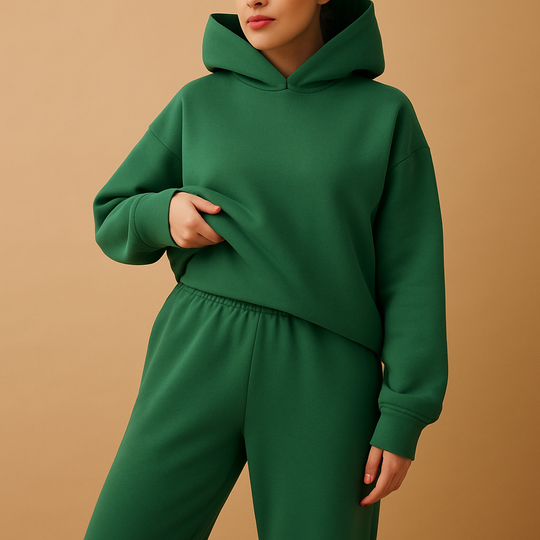 Women’s Oversized Hoodie & Jogger Loungewear Set – Relaxed Comfort for Everyday Wear