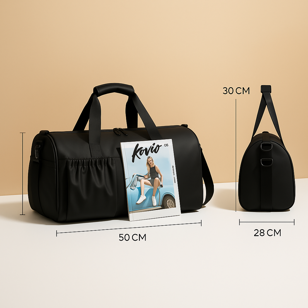Garment Duffle Bag with Shoe Compartment – Organised Travel Carry