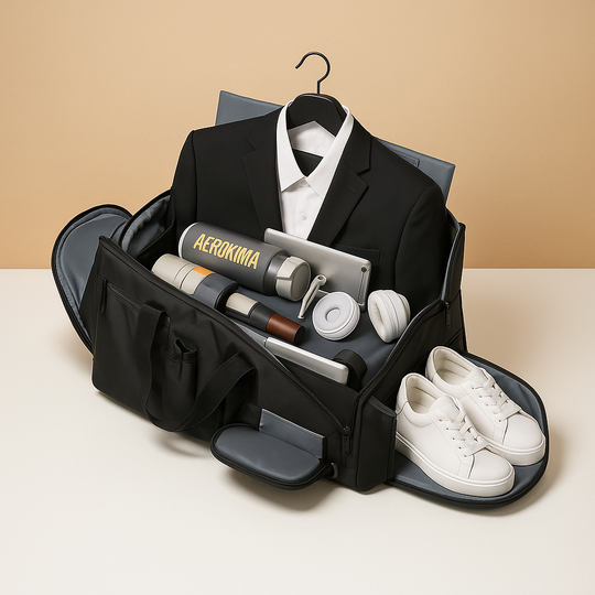 Garment Duffle Bag with Shoe Compartment – Organised Travel Carry