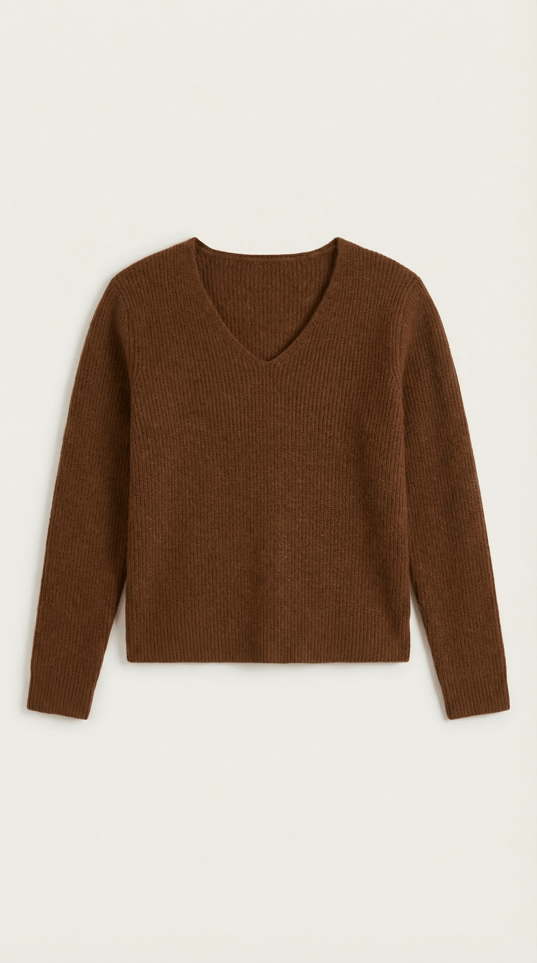 Women's Ribbed V-Neck Sweater | Timeless Style for Everyday Wear